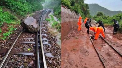 बस्तर रेल मार्ग पर लैंडस्लाइड का खतरा, सुरक्षा के लिए ट्रेनों की स्पीड कम