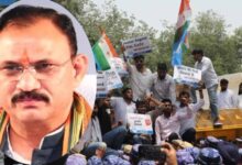 नीट छात्रों के साथ NSUI का प्रदर्शन, स्वास्थ्य मंत्री बोले- युवाओं को भटकाने की कोशिश