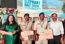 प्रदेश के वनरक्षकों को मिला ‘गज गौरव’ अवार्ड