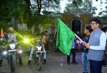 स्वतंत्रता दिवस की पूर्व संध्या पर रायगढ़ में निकला भव्य तिरंगा फ्लैग मार्च