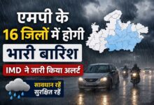 MP के 16 जिलों में झमाझम बारिश के आसार, IMD ने जारी किया अलर्ट