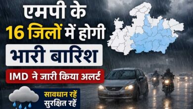 MP के 16 जिलों में झमाझम बारिश के आसार, IMD ने जारी किया अलर्ट MP के 16 जिलों में झमाझम बारिश के आसार, IMD ने जारी किया अलर्ट