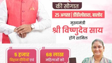 ख्यमंत्री  साय 25 अगस्त को महतारी वंदन योजना के 31वीं किस्त की राशि करेंगे जारी