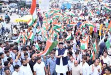 तिरंगे के साथ देशभक्ति का संदेश, विभाजन की पीड़ा को भी किया नमन