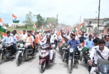 उप मुख्यमंत्री  अरुण साव ने स्वतंत्रता सेनानियों को किया नमन, तिरंगा यात्रा में विकसित और आत्मनिर्भर भारत बनाने का संकल्प