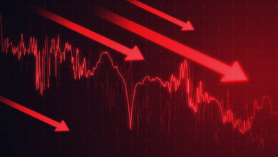 Stock Market Down: हफ्ते के पहले दिन शेयर बाजार में हाहाकार, सेंसेक्स 500 अंक टूटा; IT-टेक स्टॉक्स में भारी गिरावट
