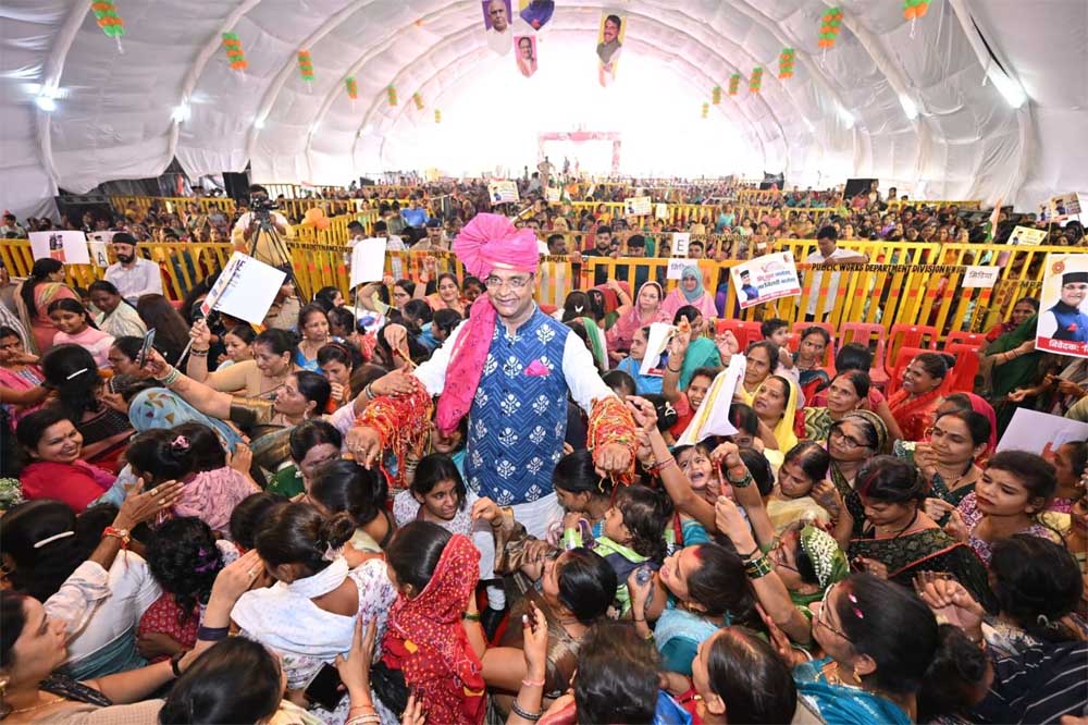 नरेला रक्षाबंधन महोत्सव बना विश्वश का सबसे बड़ा राखी महोत्सव : विश्वास कैलाश सारंग