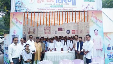 स्वतंत्रता दिवस पर रणजीता स्टेडियम के समीप सजी देशभक्ति और इतिहास की झांकी