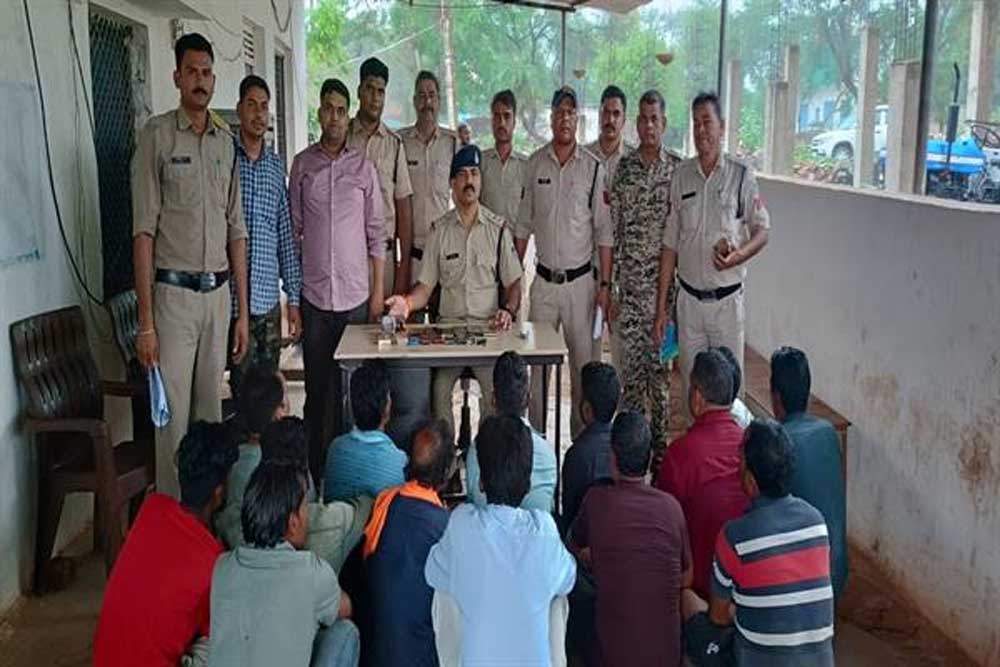 मध्यप्रदेश पुलिस की जुएं-सट्टे के अवैध कारोबार पर सख्त कार्रवाई