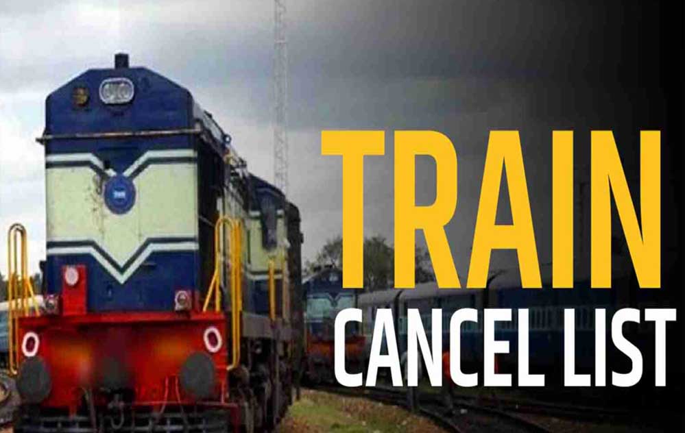 Cancelled Train List: अजमेर रेल मंडल में ट्रैक दोहरीकरण का काम जारी, 12 ट्रेनें निरस्त; कई का बदला रूट Cancelled Train List: अजमेर रेल मंडल में ट्रैक दोहरीकरण का काम जारी, 12 ट्रेनें निरस्त; कई का बदला रूट