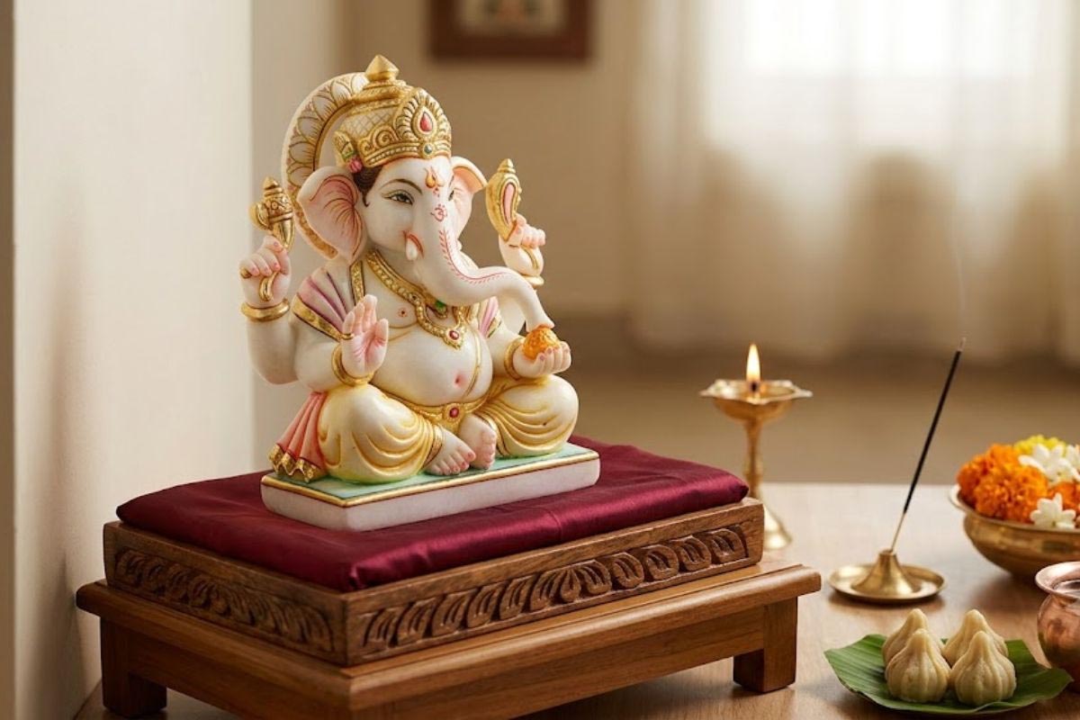 गणेश चतुर्थी पर कैसी मूर्ति लाएं? जानें बप्पा की सूंड किस दिशा में होना माना जाता है शुभ गणेश चतुर्थी पर कैसी मूर्ति लाएं? जानें बप्पा की सूंड किस दिशा में होना माना जाता है शुभ