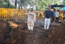 मुख्य नगर पालिका अधिकारी ने सीसी रोड निर्माण कार्य का किया निरीक्षण