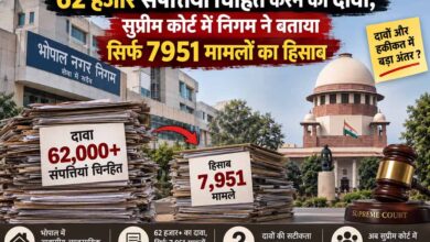 भोपाल में 62 हजार से अधिक संपत्तियों के दावे पर सवाल, शपथपत्र में सिर्फ 7,951 मामलों का जिक्र