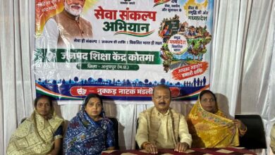राज्यमंत्री दिलीप जायसवाल ने सेवा संकल्प अभियान के तहत नुक्कड़ नाटक में की सहभागिता
