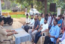 पुलिस चौकी बिलासपुर में शांति समिति की बैठक संपन्न