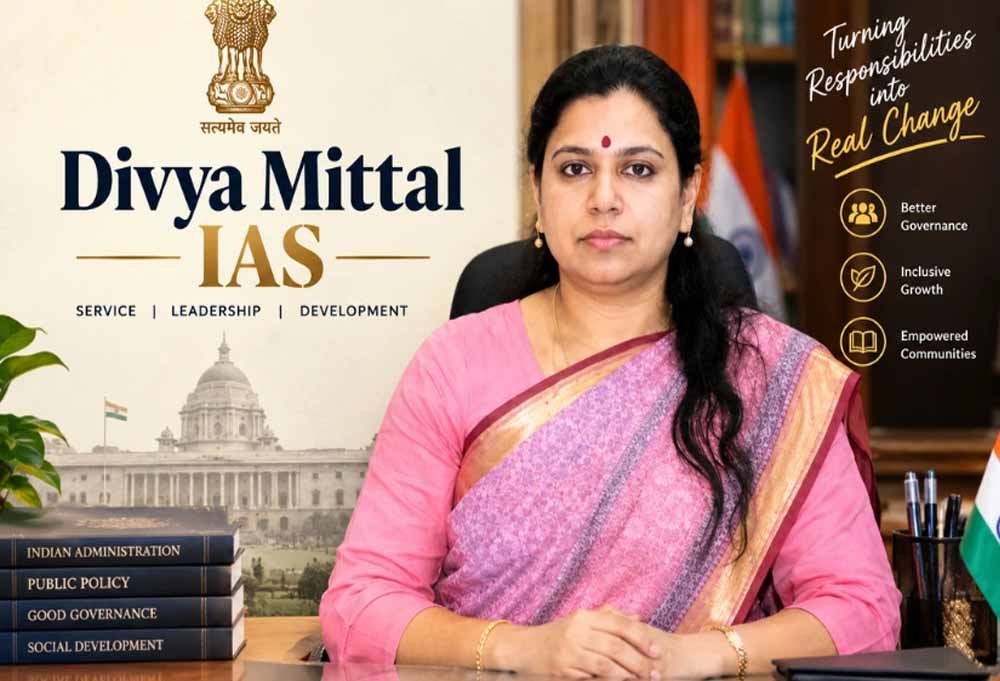 IAS दिव्या मित्तल का इस्तीफा मंजूर, सोशल मीडिया पर पोस्ट कर लिखी ये खास बात IAS दिव्या मित्तल का इस्तीफा मंजूर, सोशल मीडिया पर पोस्ट कर लिखी ये खास बात