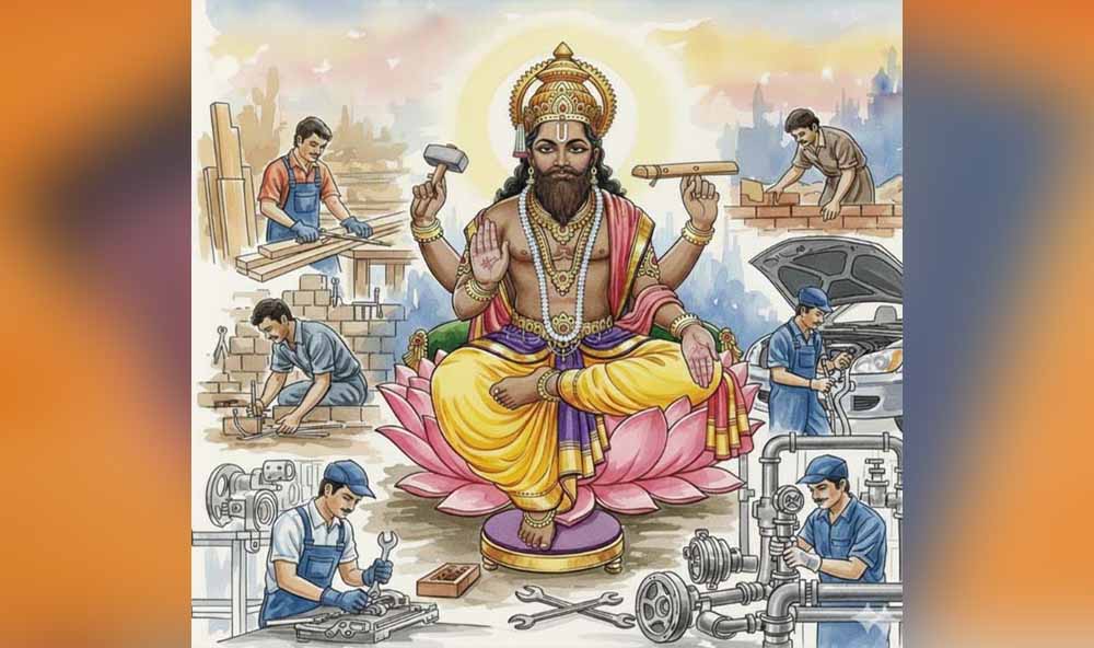 मेहनत से विकास की नई इबारत लिख रहे श्रमिक, विश्वकर्मा जयंती पर होगा भव्य श्रमिक महासम्मेलन मेहनत से विकास की नई इबारत लिख रहे श्रमिक, विश्वकर्मा जयंती पर होगा भव्य श्रमिक महासम्मेलन