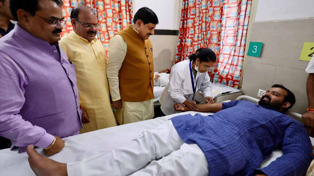 रक्तदान है जीवन का सबसे बड़ा दान : मुख्यमंत्री डॉ. यादव रक्तदान है जीवन का सबसे बड़ा दान : मुख्यमंत्री डॉ. यादव