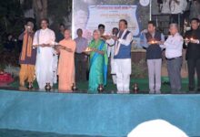 प्रेरणा स्थल पर जले आशीर्वाद के दीये, सीएम योगी ने शुरू किया सेवा संकल्प अभियान