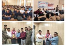 ऋषिगालव महाविद्यालय में टीबी मुक्त भारत अभियान के तहत जागरूकता व्याख्यान, पूर्व एनसीसी कैडेट के लेफ्टिनेंट बनने पर भव्य स्वागत
