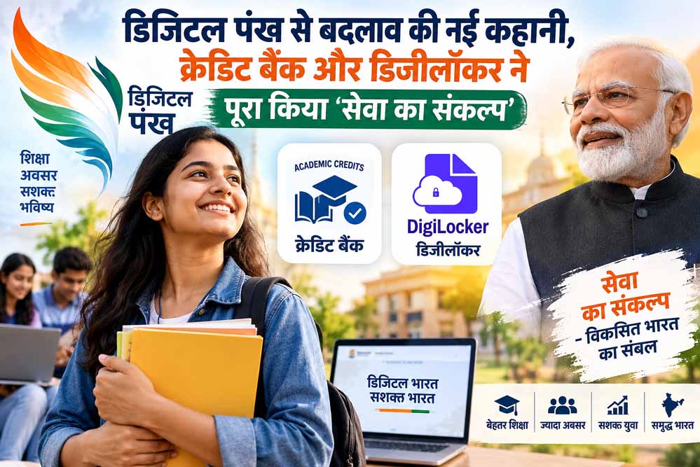डिजिटल पंख: क्रेडिट बैंक और डिजीलॉकर से गढ़ी ‘कहानी बदलाव की’, पूरा हुआ ‘सेवा का संकल्प’