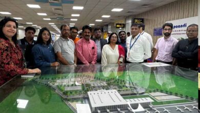 भोपाल से आए मीडिया दल ने जम्मू विमानतल के आधुनिकीकरण और विस्तार की जानकारी ली