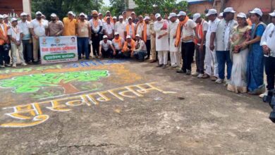 सेवा एवं समर्पण अभियान के तहत शाहपुरा में वृक्षारोपण, पर्यावरण संरक्षण का लिया संकल्प