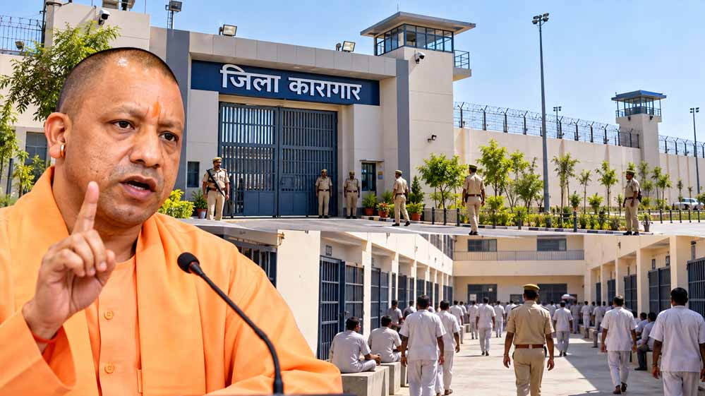 योगी सरकार का जेल सुधार अभियान, 2026 में ओवरक्राउडिंग दर घटकर 1.03 पहुंची योगी सरकार का जेल सुधार अभियान, 2026 में ओवरक्राउडिंग दर घटकर 1.03 पहुंची