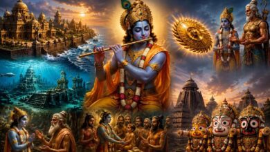 श्रीकृष्ण से जुड़े 5 रहस्यमयी प्रसंग, समुद्र में समाई द्वारका से जगन्नाथ पुरी के ‘दिव्य तत्व’ तक श्रीकृष्ण से जुड़े 5 रहस्यमयी प्रसंग, समुद्र में समाई द्वारका से जगन्नाथ पुरी के ‘दिव्य तत्व’ तक