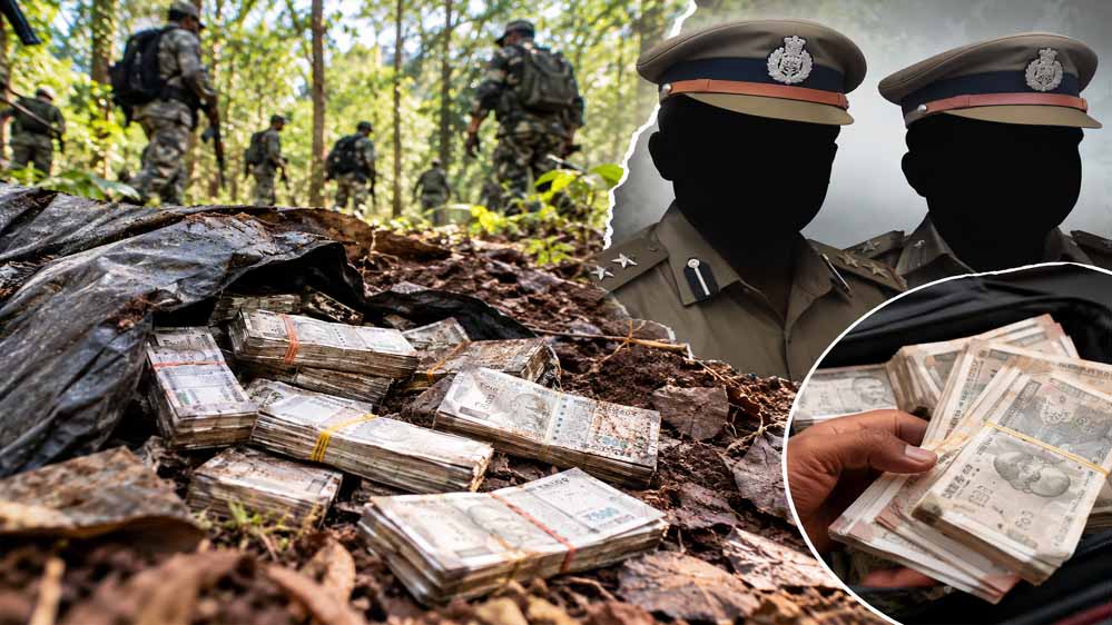 कांकेर में माओवादी डंप से मिले ₹20 लाख गायब, दो DSP पर बांटने का आरोप