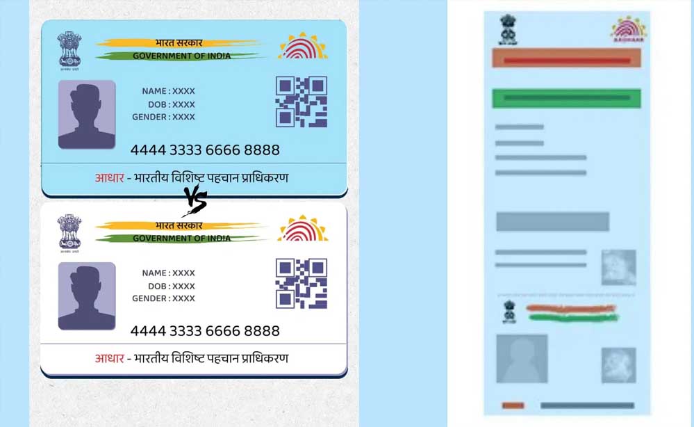 नीला और सफेद आधार कार्ड में क्या है अंतर? जानें बाल आधार के नियम और बायोमेट्रिक अपडेट की उम्र