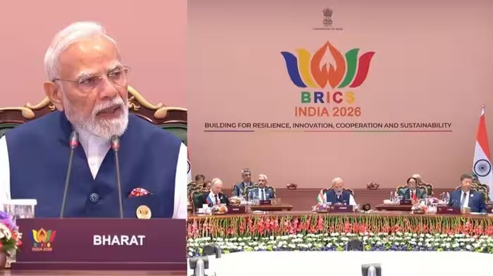 BRICS समिट के समापन पर PM मोदी का बड़ा संदेश, बोले- टेक्नोलॉजी और क्रिटिकल मिनरल्स का वेपनाइजेशन रोकना होगा BRICS समिट के समापन पर PM मोदी का बड़ा संदेश, बोले- टेक्नोलॉजी और क्रिटिकल मिनरल्स का वेपनाइजेशन रोकना होगा