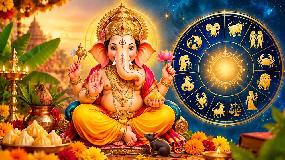 Ganesh Chaturthi 2026: 14 सितंबर से इन 5 राशियों की चमकेगी किस्मत, बप्पा बरसाएंगे कृपा Ganesh Chaturthi 2026: 14 सितंबर से इन 5 राशियों की चमकेगी किस्मत, बप्पा बरसाएंगे कृपा