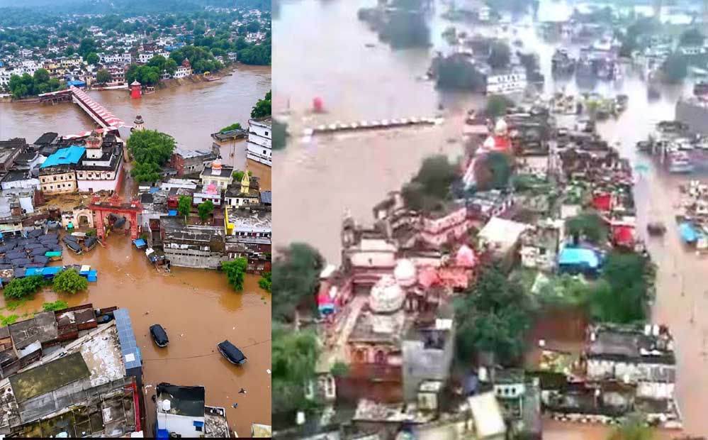 MP Flood Alert: मंदाकिनी नदी उफान पर, 400 दुकानें डूबीं; 36 गांवों में हाई अलर्ट जारी