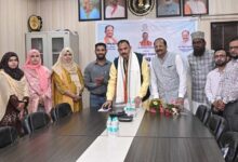 मंत्री  श्याम बिहारी जायसवाल ने किया   हज कमेटी की वेबसाइट का शुभारंभ