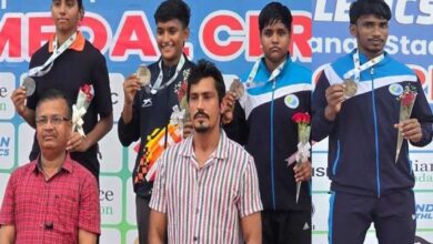 राष्ट्रीय युवा एथलेटिक्स चैंपियनशिप में MP के कृष्ण चंद्र ने बनाया मीट रिकॉर्ड, शिवानी पटेल ने जीता कांस्य