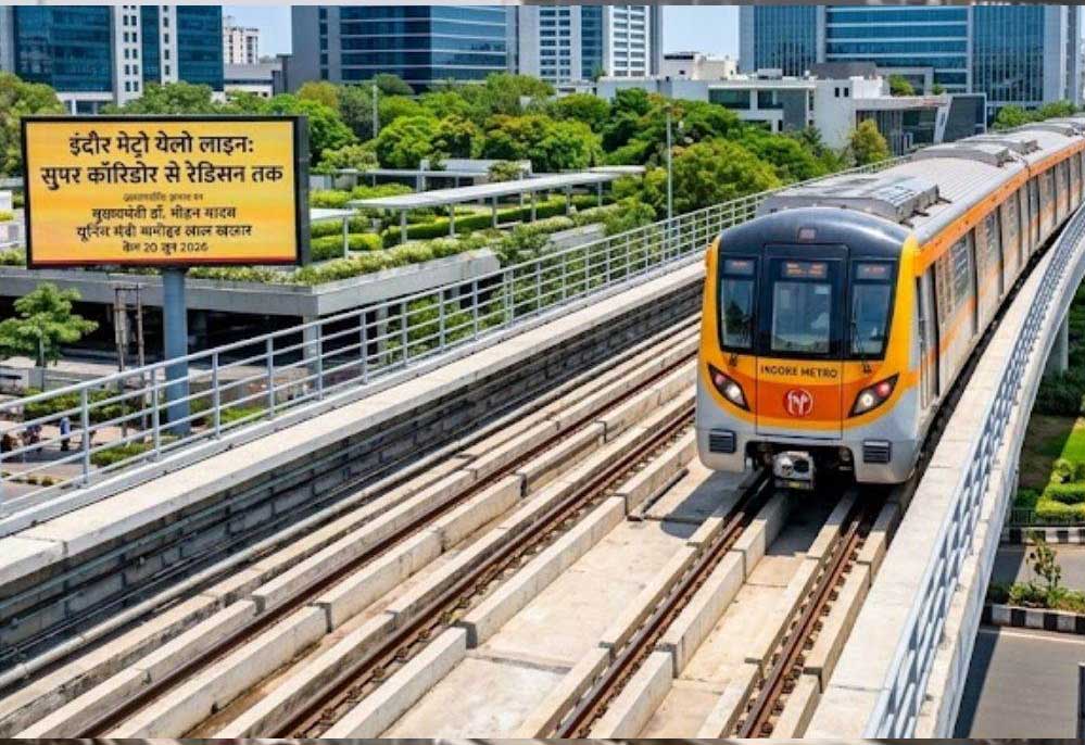 इंदौर मेट्रो आज से भरेगी रफ्तार, ₹20 से ₹80 में करें लग्जरी सफर; एक्सटेंडेड रूट शुरू इंदौर मेट्रो आज से भरेगी रफ्तार, ₹20 से ₹80 में करें लग्जरी सफर; एक्सटेंडेड रूट शुरू