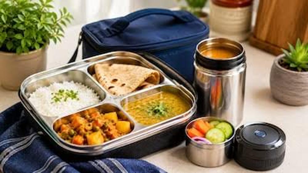 टिफिन में खाना घंटों रहेगा गर्म, अपनाएं ये 8 आसान घरेलू तरीके टिफिन में खाना घंटों रहेगा गर्म, अपनाएं ये 8 आसान घरेलू तरीके