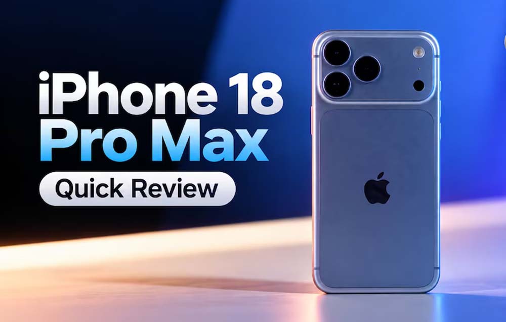 iPhone 18 Pro Max Review: ₹1.79 लाख के फोन में क्या बदला? कैमरा और A20 Pro खास iPhone 18 Pro Max Review: ₹1.79 लाख के फोन में क्या बदला? कैमरा और A20 Pro खास