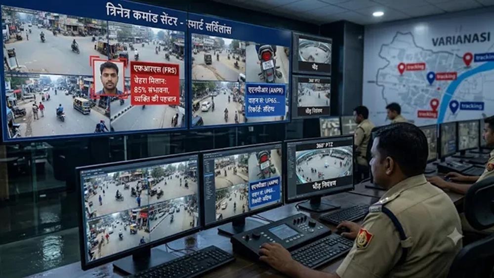 वाराणसी में 2422 कैमरों की तीसरी नजर, अपराधियों का डिजिटल पीछा कर रही पुलिस वाराणसी में 2422 कैमरों की तीसरी नजर, अपराधियों का डिजिटल पीछा कर रही पुलिस