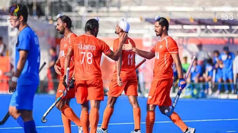 एशियन गेम्स 2026 में भारत का धमाका, दक्षिण कोरिया को 8-2 से रौंदा