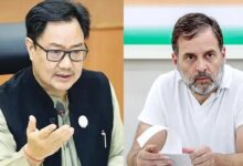 BRICS डिनर के वेज मेन्यू पर घमासान, राहुल गांधी के बयान पर रिजिजू का पलटवार