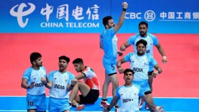एशियन गेम्स 2026: भारत ने जापान को 49-24 से हराया, कबड्डी में विजयी आगाज एशियन गेम्स 2026: भारत ने जापान को 49-24 से हराया, कबड्डी में विजयी आगाज