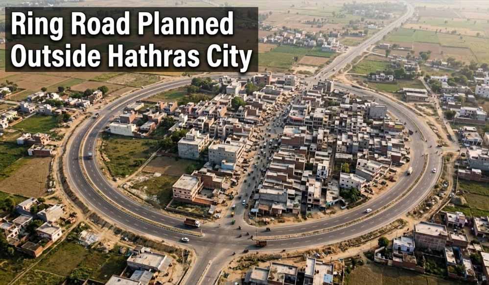 New Hathras City: 10 हजार एकड़ में बसेगा नया शहर, आगरा-अलीगढ़ से मथुरा तक बदलेगी तस्वीर; जेवर एयरपोर्ट भी करीब