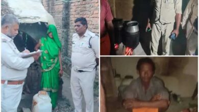 बरही पुलिस की अवैध शराब के खिलाफ बड़ी कार्रवाई, अलग अलग ठिकानों में दबिश, 34 लीटर कच्ची महुआ शराब जब्त