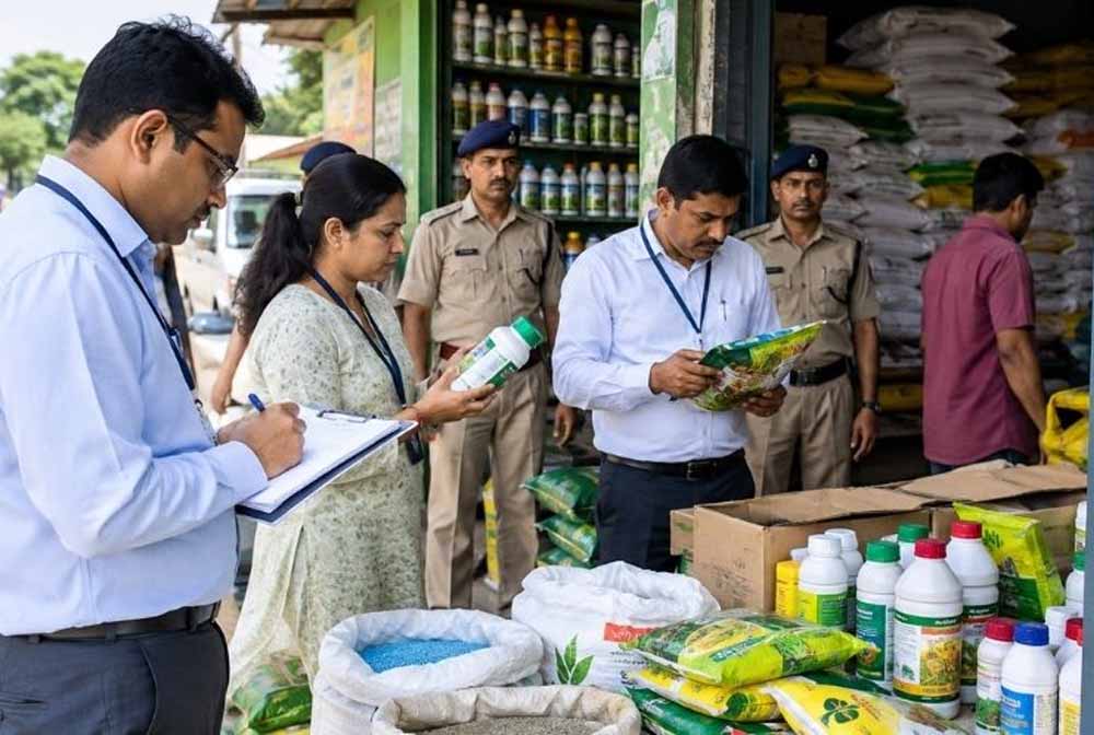 खाद-बीज कारोबार में गड़बड़ी पर बड़ी कार्रवाई, तीन लोगों पर FIR; 3 गोदाम सील