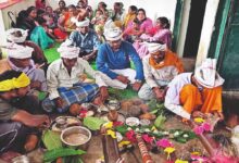 बस्तर में नवाखाई तिहार की शुरुआत, इंद्रावती तट पर लगी विशेष सेवा अर्जी