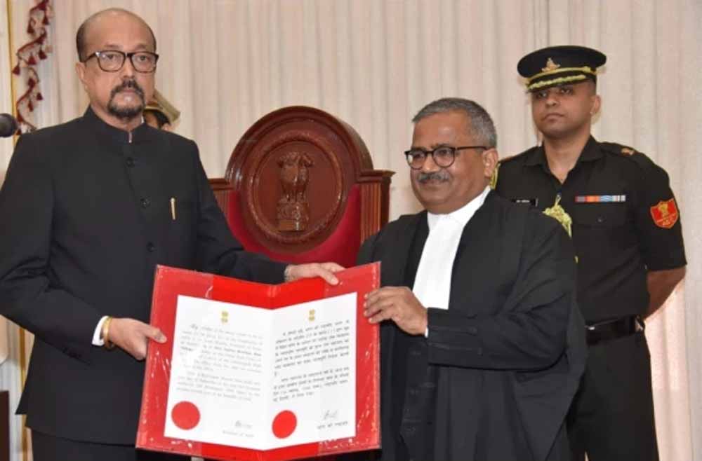 CG के मुख्य न्यायाधीश जस्टिस महापात्र बोले- मां महामाया की भूमि पर आना मेरा सौभाग्य