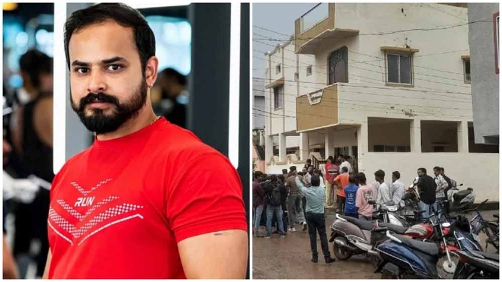 युवक को कमरे में बंद कर पीटने वाले पिता-पुत्र का पुलिस ने निकाला जुलूस