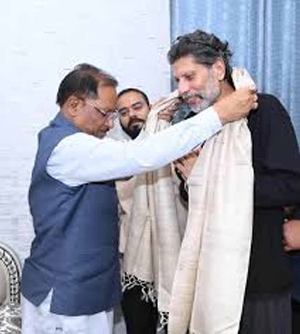 CM साय ने BJP प्रदेश अध्यक्ष किरण देव से की मुलाकात, स्वास्थ्य का जाना हाल